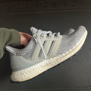Kids Adidas Ultraboost 4.0 in Grey - Size 4Y/6W